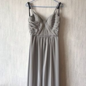 Sorella vita Gray Bridesmaid dress